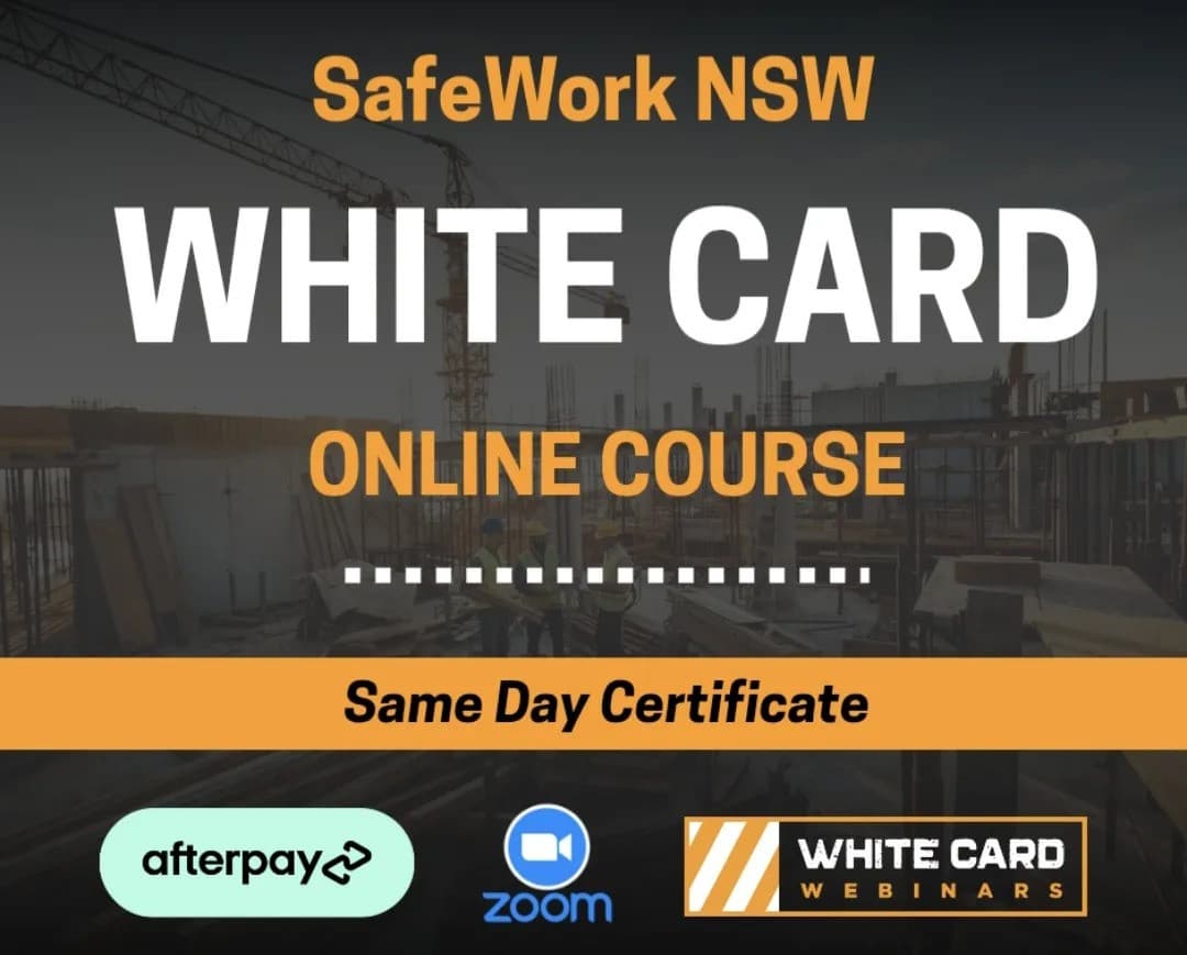 Online White Card Training Transforms Construction Certification in New South Wales