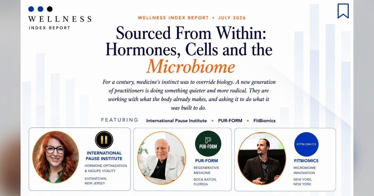 July Wellness Index Report Reveals Shift Toward Working with the Body's Own Biology