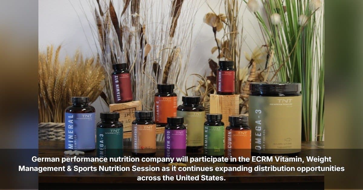 German Sports Nutrition Brand TNT Expands U.S. Retail Presence at ECRM Session