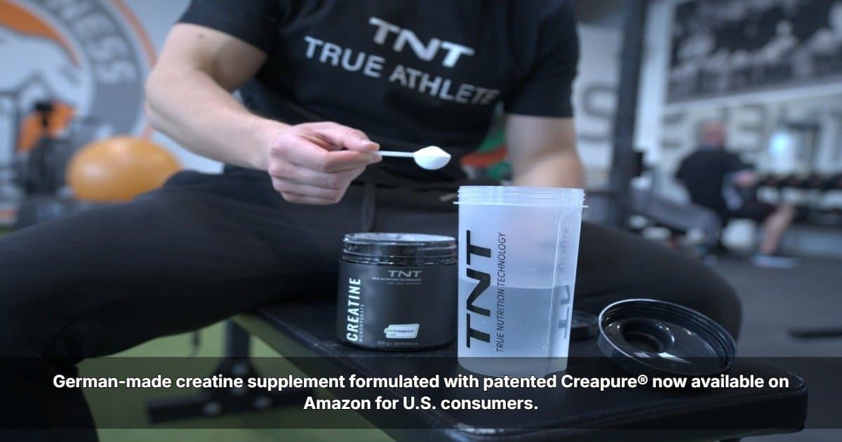 True Nutrition Technology Brings German-Engineered Creapure Creatine to U.S. Consumers via Amazon