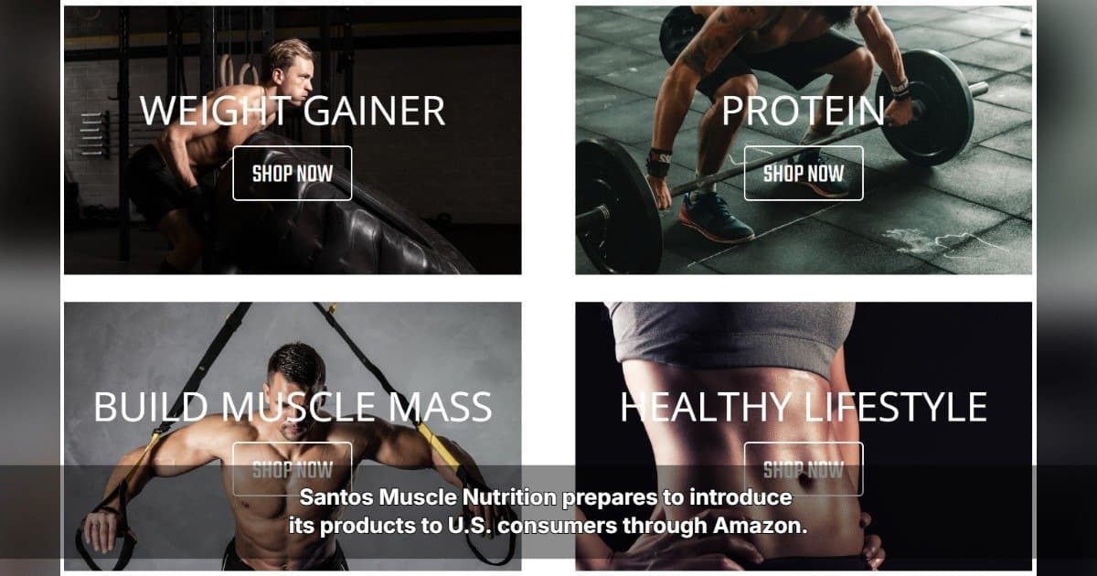 Santos Muscle Nutrition Emphasizes European Quality Ahead of US Amazon Launch