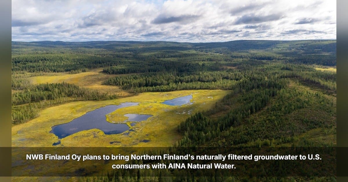 NWB Finland Oy to Introduce AINA Natural Water in the U.S. with Sustainable Bag-in-Box Packaging